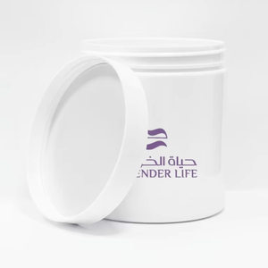Body Scrub OEM <b>Jar</b> White Cap Inner Foil Seal Custom <b>Label</b> Carton Box & Cellophane for Retail Ready - Product Image 1
