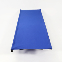 Lit léger en métal Lit de camping pour secours d'urgence en plein air Lit de camping portable Lits pliants de camping personnalisés en gros