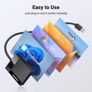 Lecteur de <span class=keywords><strong>carte</strong></span> <span class=keywords><strong>SD</strong></span> UGREEN 4 en 1 Multi USB 3.0 <span class=keywords><strong>Adaptateur</strong></span> de <span class=keywords><strong>carte</strong></span> mémoire MicroSD pour appareil photo externe - Product Image 6