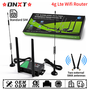 เราเตอร์ DNXT Wi-fi WiFi6 300Mbps 4g รองรับซิม  แบบ Dual SMA Cat4  พร้อมพอร์ต WAN/LAN  ใช้ไฟ DC 12V/1A  สำหรับใช้งานร่วมกับซิมการ์ด - Product Image 1