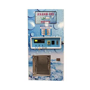 2024 450 kg/dia Capacidade Outdoor Ice Vending Machine Coin e IC Card Operated Ice Cube Vending Machine para venda