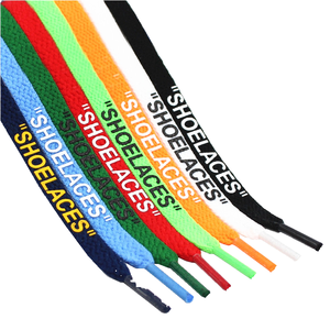 Yrunfeety Schnürsenkel 47 "/55"/63 "Print Schnürsenkel Weiße Ersatz-Schnürsenkel Individuell bedruckte Schnürsenkel für <span class=keywords><strong>AF1</strong></span> Sneaker-Schnürsenkel - Product Image 1
