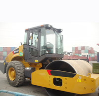 Compacteur de sol manuel à tambour unique de 12 tonnes, rouleau compresseur routier XS122