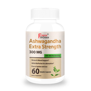 Fabricante de Suplementos de Ashwagandha de Alta Potencia de Marca Privada para Adultos, Apoyo para la Calidad del Sueño, 60 Cápsulas de Ashwagandha - Product Image 1