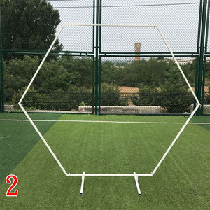 Custom Birthday Garden Decoration Party Events Balloon Flower Background Arch <b>Frame</b> Stand Metal Hexagonal Wedding Arch <b>Backdrop</b> - Product Image 5