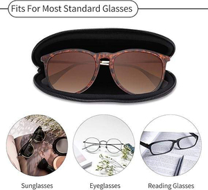 Étui souple personnalisé pour <span class=keywords><strong>lunettes</strong></span> de soleil avec logo, étui à fermeture éclair en néoprène portable avec mousqueton et clip <span class=keywords><strong>ceinture</strong></span> pour cadeau promotionnel extérieur - Product Image 4