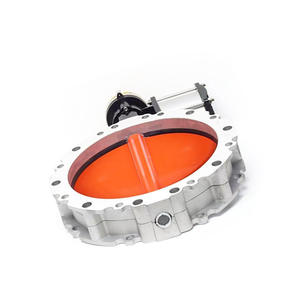 Aluminiumlegering Pneumatisch Poeder Vlinderklep Enkele/Dubbele Flens <span class=keywords><strong>Cement</strong></span> Mengstation Speciaal Stof DN100-DN400 Gemaakt <span class=keywords><strong>China</strong></span> - Product Image 5