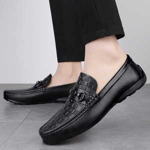 Mocasines de Cuero Genuino <span class=keywords><strong>para</strong></span> <span class=keywords><strong>Hombre</strong></span> 2026, Estilo Horsebit, Casuales, <span class=keywords><strong>para</strong></span> Oficina y Uso Diario - Product Image 6