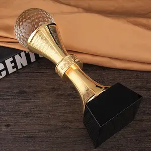 Ouro prata bronze vidro cristal futebol basquete tênis bola esportes troféu e prêmio MH-NJ0232