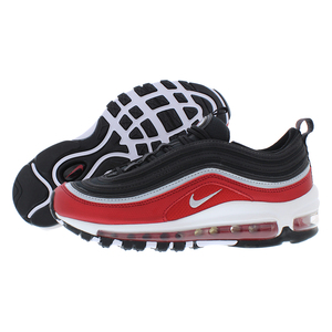 รองเท้ากีฬาสำหรับ Nike Air Max 97 GS สำหรับเด็กชายขนาด4สีดำ/ แดง