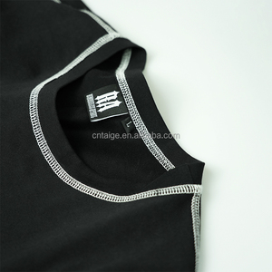 Tùy Chỉnh Trống Dài Tay Áo T Áo Sơ Mi In Kỹ Thuật Số Người Đàn Ông Nặng Quá Khổ Đôi Lớp Dài Tay Áo T-Shirt - Product Image 3