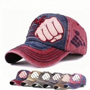 หมวกเบสบอลปักโลโก้แบบกำหนดเอง 6 แผง ทรงสปอร์ต ลุคทำเก่า - Product Image 1