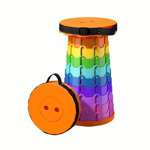 Tabouret pliant pour sac à dos, mini tabouret pliant d'extérieur pour le camping, la randonnée, la pêche, le jardinage - Product Image 5