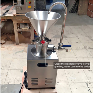 เครื่องบดละเอียดอุตสาหกรรมสำหรับพิสตาชิโอ เฮเซลนัท อัลมอนด์ เม็ดมะม่วงหิมพานต์ ทาฮีนี เนยถั่วลิสง งา นมข้าวโพด นมถั่วเหลือง - Product Image 5