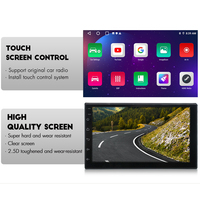 Autoradio 2 Din Android Carplay écran tactile 10 pouces Lecteur DVD de voiture Stéréo BT Wifi GPS Navigation avec caméra arrière