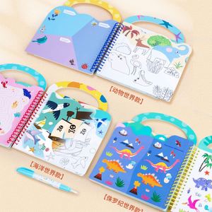 Libro de Dibujo Reutilizable para Niños, Regalo Perfecto, Juguete de Viaje, Libro de Colorear con Agua para Niños Pequeños - Product Image 5