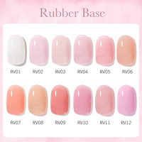 Vernis Gel Venalisa Ongles d'Art Cadeau de Noël 7.5ML Soak Off UV/LED Camouflage Couleur Base Caoutchouc Top Coat pour Manucure Gel