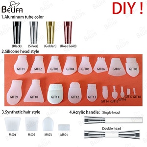 Logo personnalisé manche en acrylique <span class=keywords><strong>fond</strong></span> <span class=keywords><strong>de</strong></span> <span class=keywords><strong>teint</strong></span> et argile pour le visage brosse pour masque synthétique blanc brosses pour masque en <span class=keywords><strong>silicone</strong></span> pour le visage pour <span class=keywords><strong>applicateur</strong></span> <span class=keywords><strong>de</strong></span> masque - Product Image 6