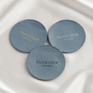 PandaSew Suede Microfiber Jewelry Packaging Bags Gift Pouch for Rings Earrings Necklace with Custom Logo - Product Image 4