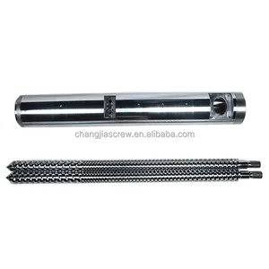 Manufacturer Wholesale parallel twin screw and barrel for recycled plastic pelletizing extruder