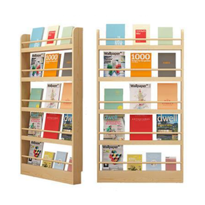 Tùy chỉnh kích thước nhiều lớp tầng kệ lưu trữ đơn giản giá trẻ em rắn gỗ Kệ sách - Product Image 5