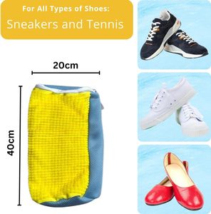 Wholesale Durable Shoe Washing Machine Bag Mesh Space Saving Reusable Shoe Cleaning Bag for Deep Clean - Product Image 2