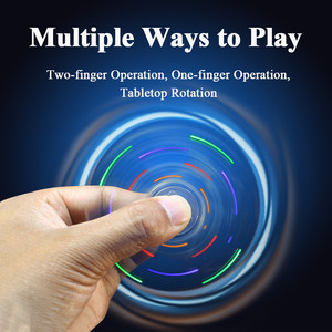 LED Flashing Fingertip Gyro Kit 2 Leaf Fidget Spinner SMD Fun DIY Electronic Kit 51 <strong>Microcontroller</strong> Circuit Board Hall Element - Product Image 4