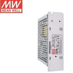 Mean Well <span class=keywords><strong>RS</strong></span>-75-12 75W 12V工業用AC-DCコンバータコンパクトスイッチング電源6A出力電流付き - Product Image 3