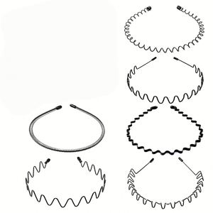Lot de serre-têtes antidérapants en plastique de 16 cm, fins, coloris assortis écaille de tortue et unis, pour femmes, hommes, unisexe, tendance - Product Image 5