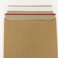Enveloppes en papier kraft auto-adhésives personnalisées, sacs plats rigides pour envois postaux, pochettes d'expédition pour documents, emballages express pour le commerce électronique