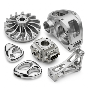 Componentes Mecánicos de Acero Inoxidable 316 Fabricados con Precisión Mediante Mecanizado CNC Personalizado e Impresión 3D de Metal SLM - Product Image 2
