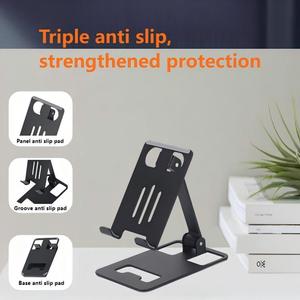 Giá đỡ điện thoại để bàn bằng hợp kim, giá đỡ hỗ trợ phát trực tiếp trên máy tính bảng, đế điện thoại để xem phim và giải phóng tay - Product Image 4