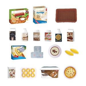 Offre Spéciale Semblant Jouer <span class=keywords><strong>Maison</strong></span> Mini Bébé Réfrigérateur Realastice Cuisine Jouet Pour Les Filles - Product Image 5