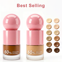 Fond de teint liquide mat à couvrance totale, résistant à l'eau, personnalisé en marque privée, OEM, pour le maquillage, best-seller
