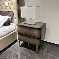 Foshan Fabrik Moderne Luxus-Schlafzimmer-Bettwäsche-Sets Holz-Kingsize Luxus-Komplettes Schlafzimmer-Möbelset für Villa-Schlafzimmermöbel