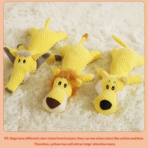 Jouets à mâcher pour <span class=keywords><strong>chiens</strong></span> en peluche, durables, écologiques, luxueux, à motif de dessin animé, qui couinent, pour nettoyer les dents, pour <span class=keywords><strong>chiots</strong></span> - Product Image 4