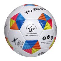 Ballon de football Fengsu taille 5 en cuir PU, cousu à la machine, thermocollé, intérieur/extérieur, couleur personnalisable, entraînement et match pour adultes
