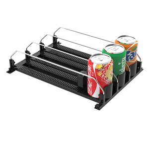 Bán buôn tùy chỉnh đồ uống Pusher tủ lạnh Divider Kệ Pusher uống Organizer - Product Image 3