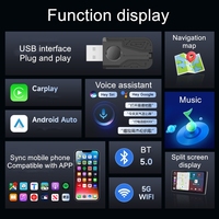 Carplay inalámbrico portátil Smart Box Carplay System Car Universal Carplay Dongle Adaptador inalámbrico