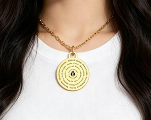 สร้อยคอเหล็กกล้าไร้สนิมสลักชื่อพระเยซู - Product Image 4