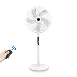 electric 16'' plastic grating 3blade cross base pedestal adjustable standing 45w standards 16 inch stand Fan