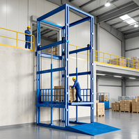 Ascenseur de fret hydraulique vertical industriel pour sous-sol, 3m 10m 1000kg