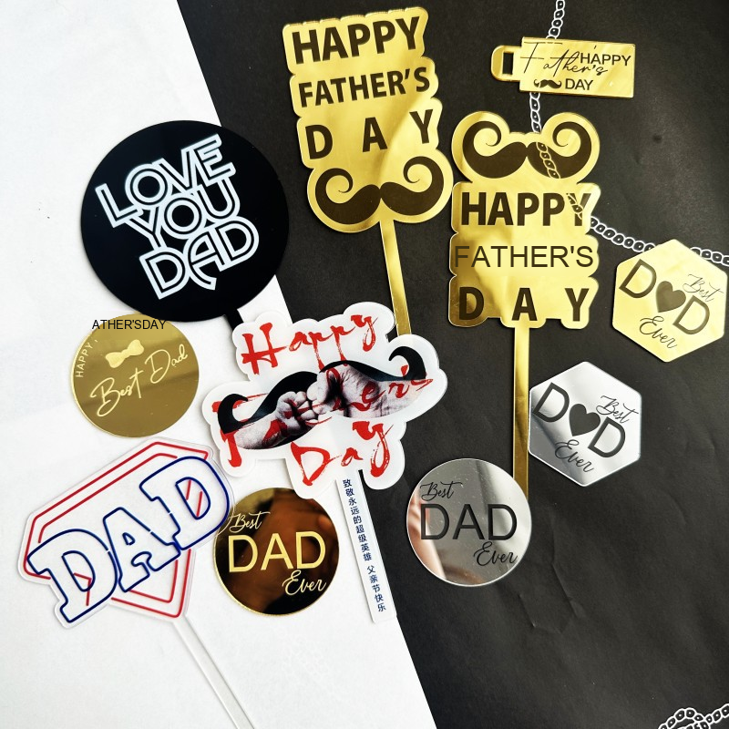 Happy Father's Day Moustache Cake Decorating Supplies