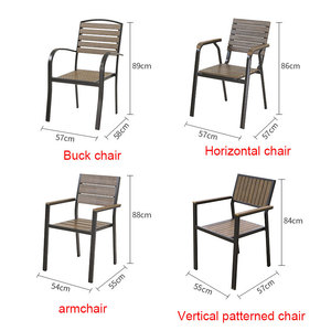 Đồ Gỗ Ngoài Trời khung nhôm nhà hàng <span class=keywords><strong>WPC</strong></span> bàn ghế Bộ - Product Image 4