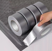 Ruban adhésif en aluminium pour la réparation des fuites de conduites d'air, étanche, isolant thermique, adhésif températurelle, vente en gros