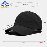 Casquette de golf professionnelle ultra-légère à séchage rapide et respirante pour hommes, idéale pour la course et les activités de plein air