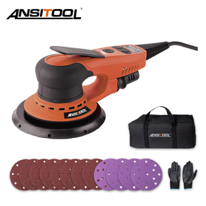 Sander orbital aléatoire sans balais <span class=keywords><strong>Pro</strong></span> 5 vitesses avec 4000-10000 tr/min et cordon en caoutchouc de 5 m pour une utilisation flexible, machine à poncer - Product Image 2