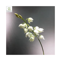 Künstliche Realistische 75CM Yucca Gloriosa Blumen Glockenblume Weiß Floristik-Zubehör Blumenarrangements Heim Hochzeitsdekoration