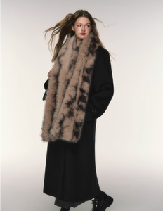 Mantelle in pelliccia sintetica invernale da <span class=keywords><strong>donna</strong></span> poncho di volpe bianca <span class=keywords><strong>nera</strong></span> rossa coniglio abito da sera da sposa scialle avvolgente per damigelle - Product Image 4