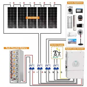 Dawnice 50kva güneş enerjisi sistemi ticari kullanım için 50 kva güneş kitleri fabrika çiftlik hastane 50kw 3 faz güneş paneli sistemi